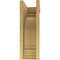 Ekena Millwork 9"W x 18"D x 27"H Classic Warren Rough Cedar Woodgrain TimberThane Corbel, Primed Tan CORUR09X18X27WARRCPR - alternate 2